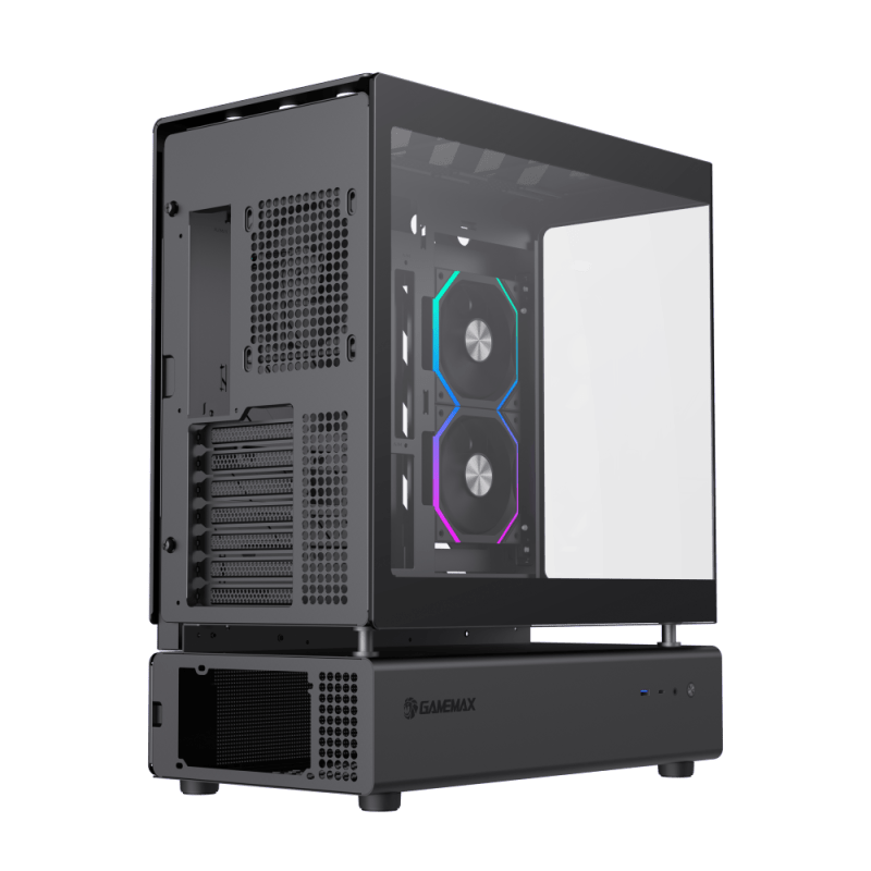GameMax N80 (ATX, Curved Glass Design) Chassis GameMax 