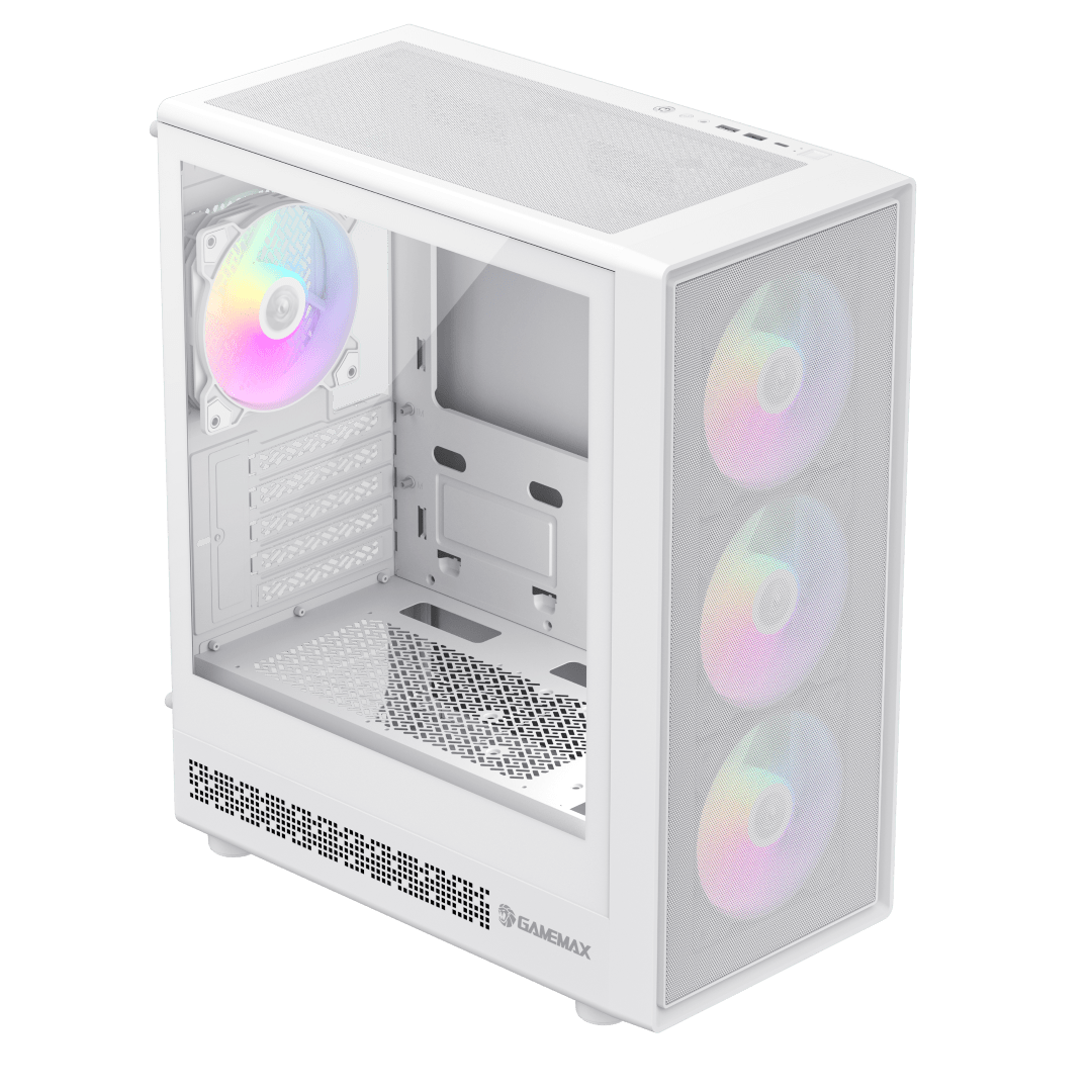 GameMax Storm 2 MW 4F White (Micro-ATX, Classic Design) Chassis GameMax 
