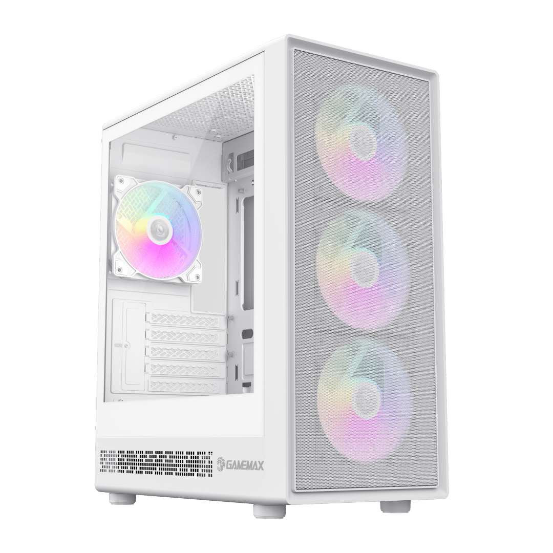 GameMax Storm 2 MW 4F White (Micro-ATX, Classic Design) Chassis GameMax 