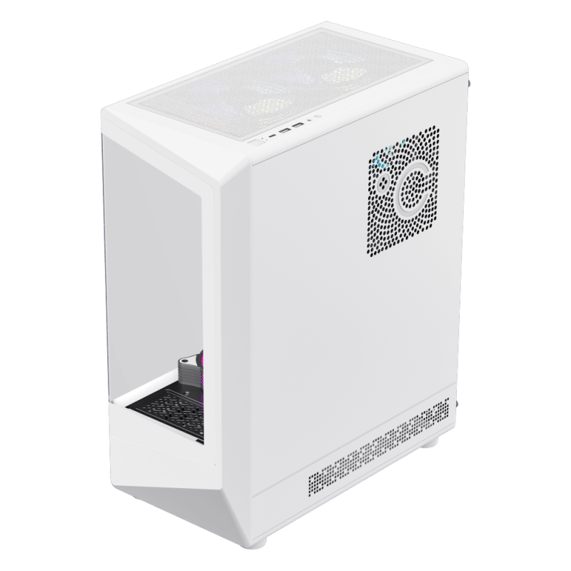 GameMax Vista COC AW 4F White (ATX, Fan at Mainboard) Chassis GameMax 