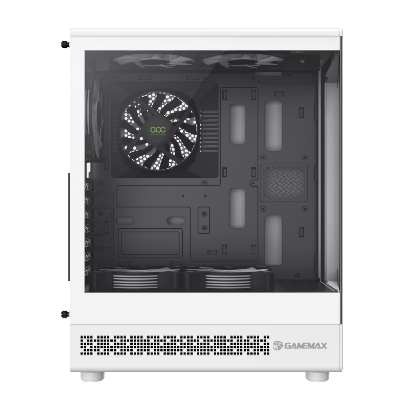 GameMax Vista COC AW 4F White (ATX, Fan at Mainboard) Chassis GameMax 
