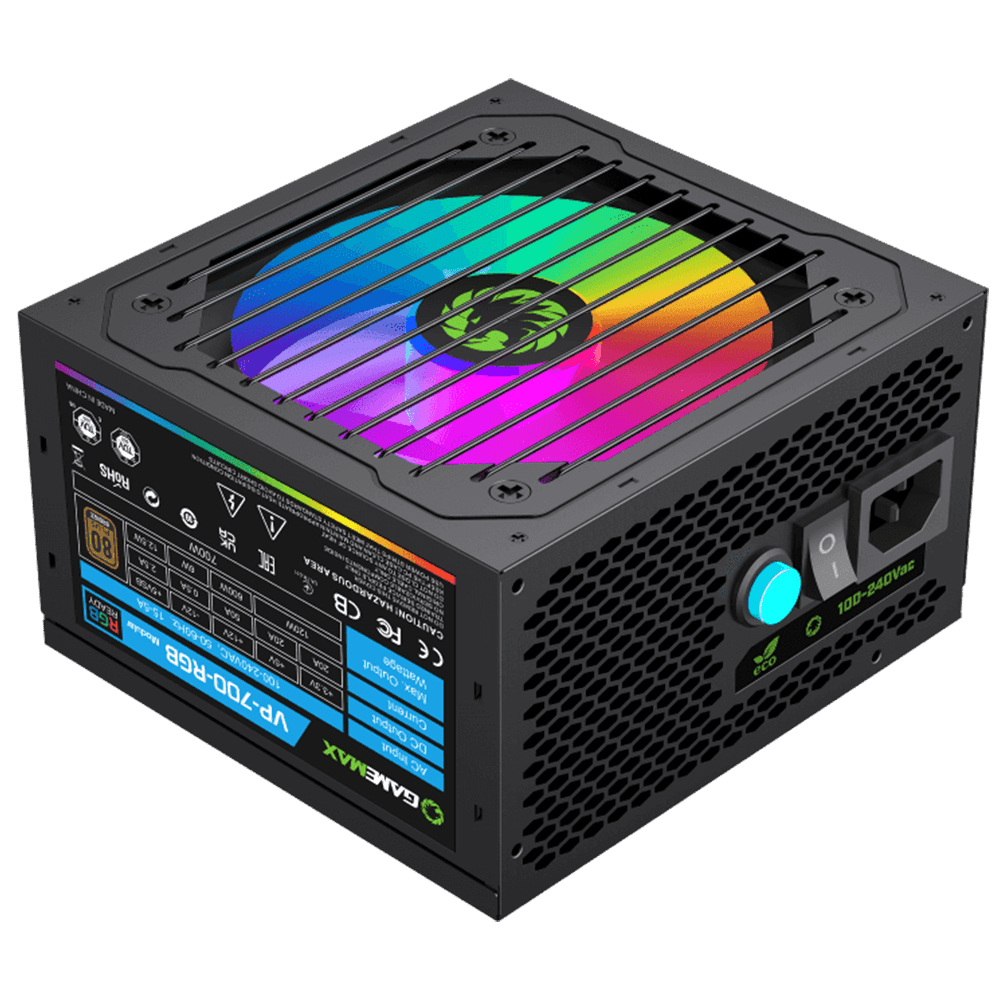 GameMax VP-700-RGB-M BK 80Plus Bronze PSU GameMax 