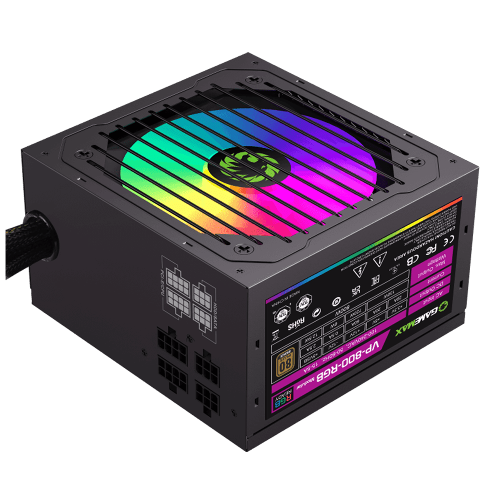 GameMax VP-800-RGB-M BK 80Plus Bronze PSU GameMax 