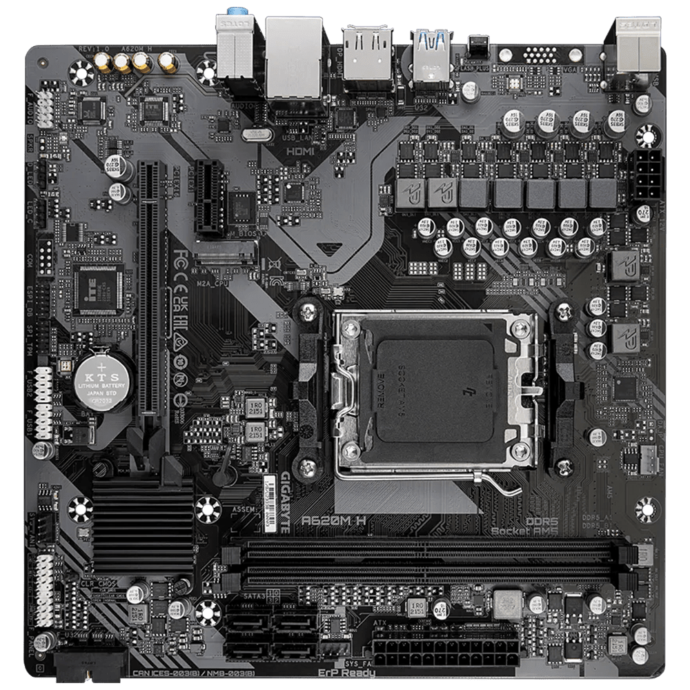 GIGABYTE A620M H D5 (AM5, Micro-ATX) Mainboard GIGABYTE 