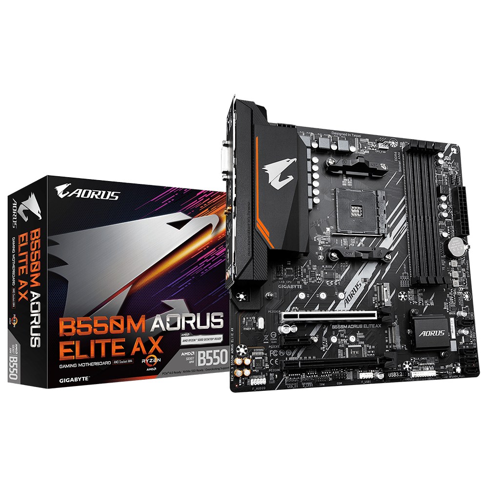 GIGABYTE B550M AORUS ELITE AX Mainboard GIGABYTE 