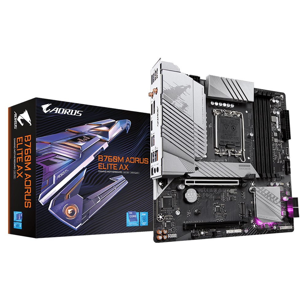 GIGABYTE B760M AORUS ELITE AX (LGA 1700) Mainboard GIGABYTE 