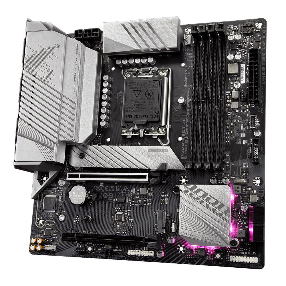 GIGABYTE B760M AORUS ELITE AX (LGA 1700) Mainboard GIGABYTE 