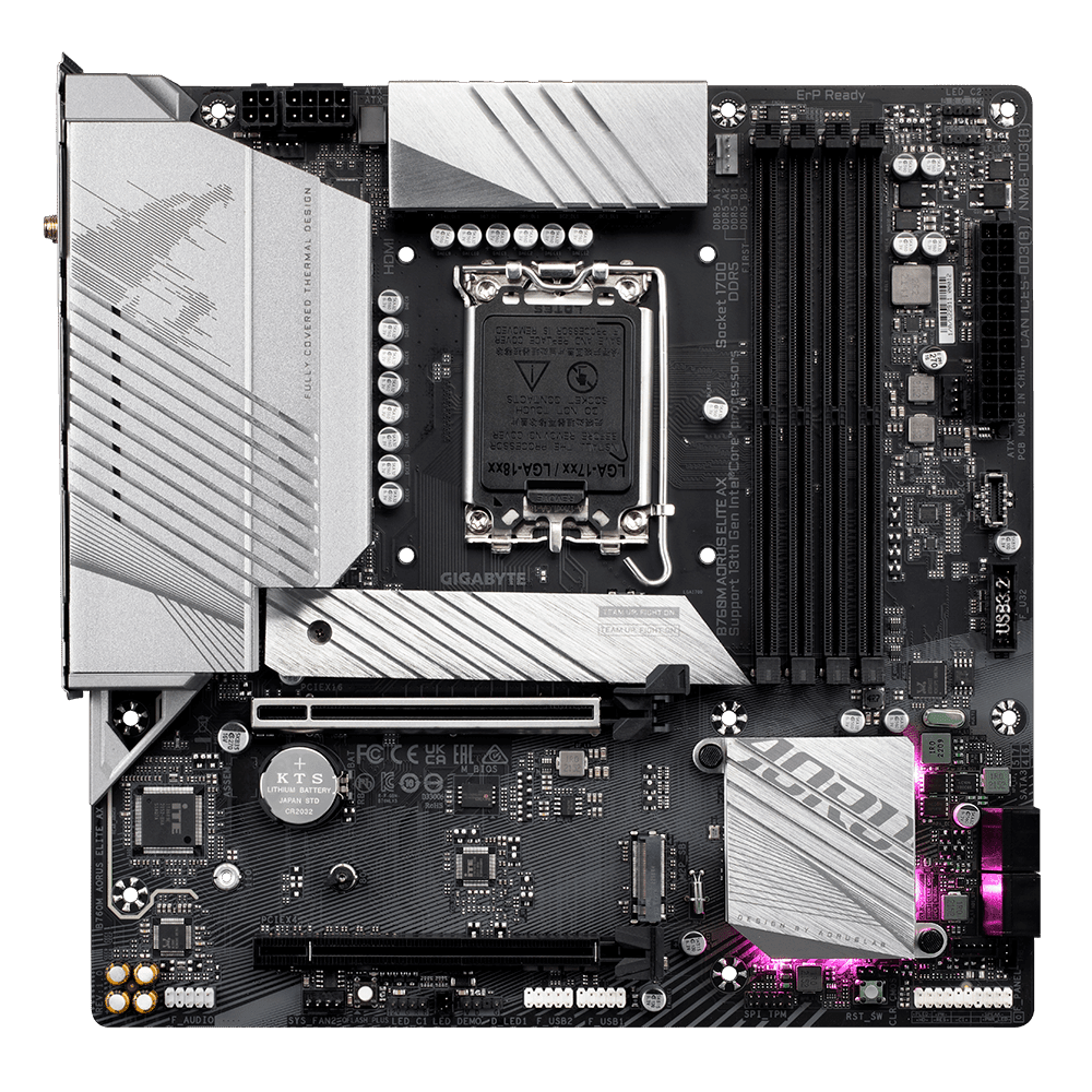 GIGABYTE B760M AORUS ELITE AX (LGA 1700) Mainboard GIGABYTE 