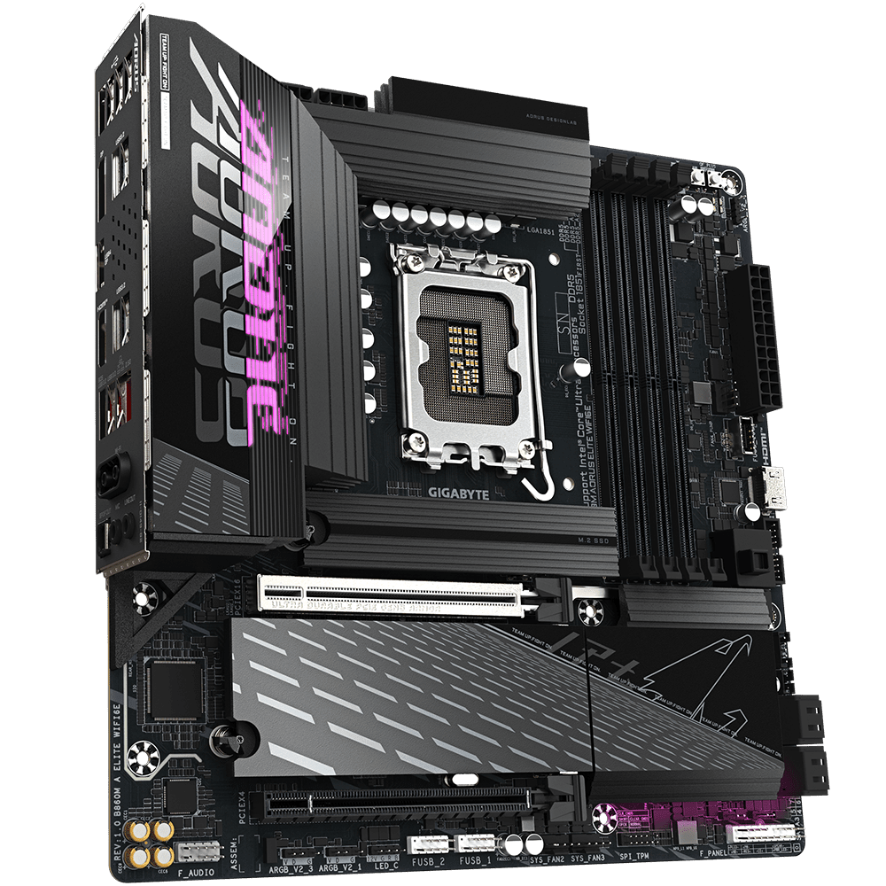 GIGABYTE B860M AORUS ELITE WiFi 6E D5 (LGA 1851, Micro-ATX) Mainboard GIGABYTE 