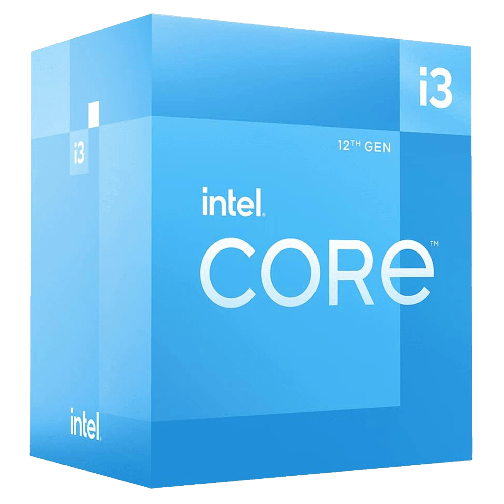 Intel Core i3 12100 (4 Cores 8 Threads @ 4.3GHz Turbo, LGA 1700) CPU Intel 