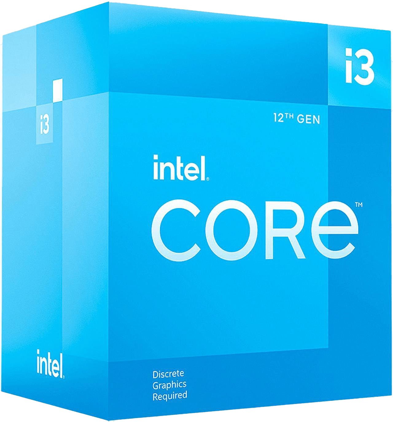Intel Core i3 12100F (4 Cores 8 Threads @ 4.3GHz Turbo) CPU Intel 