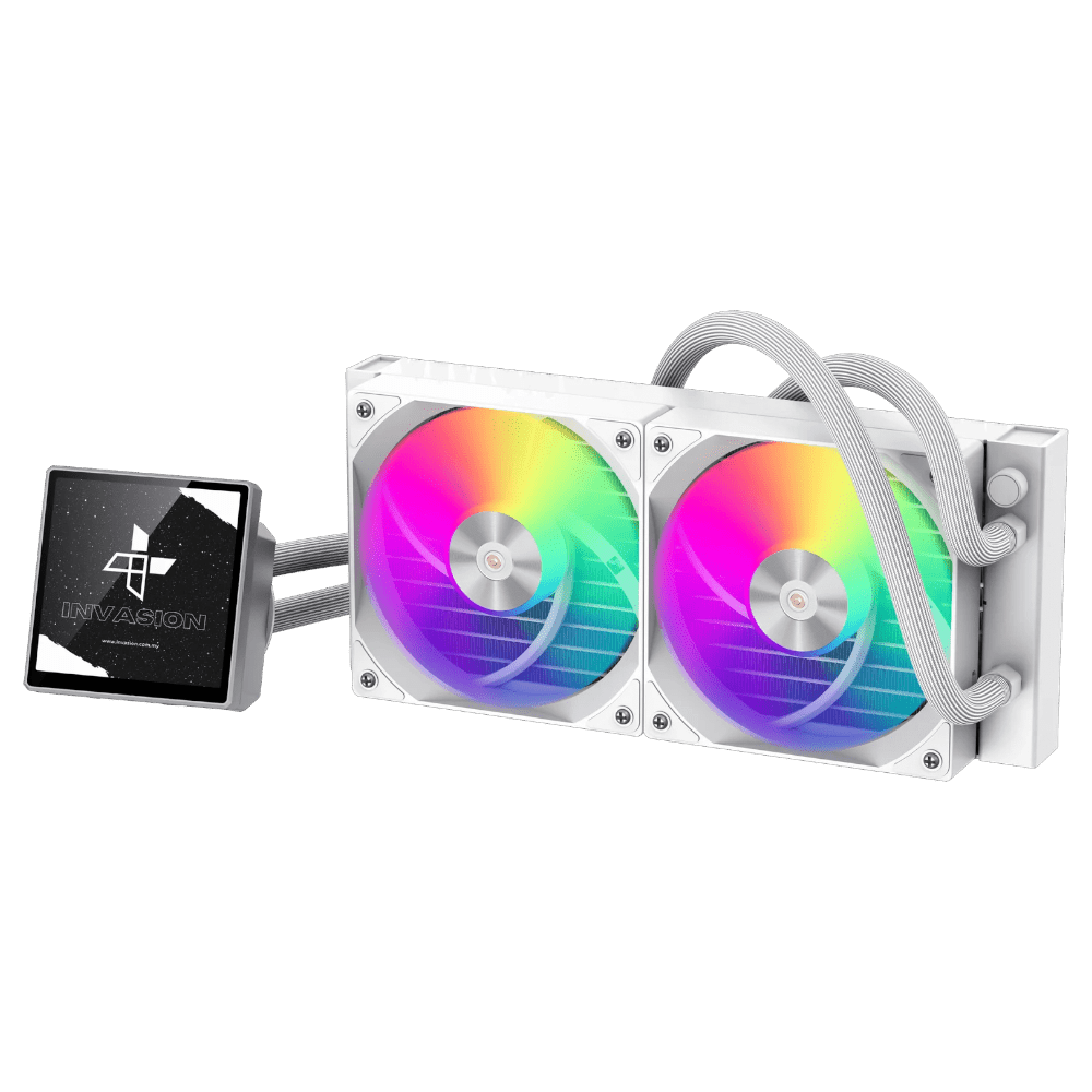 INVASION+ Frost Vision 240 White (LCD) Liquid Cooler Invasion 