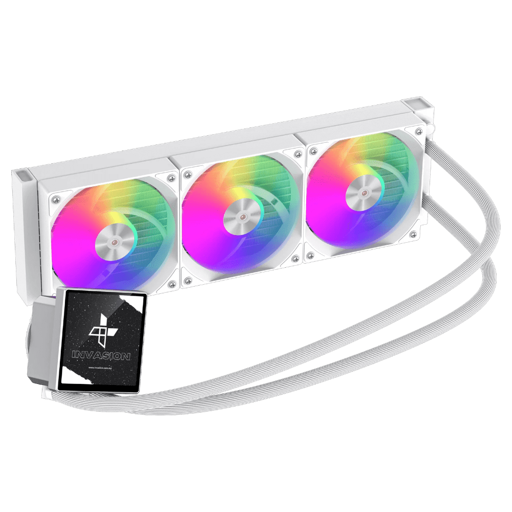 INVASION+ Frost Vision 360 White (LCD) Liquid Cooler Invasion 