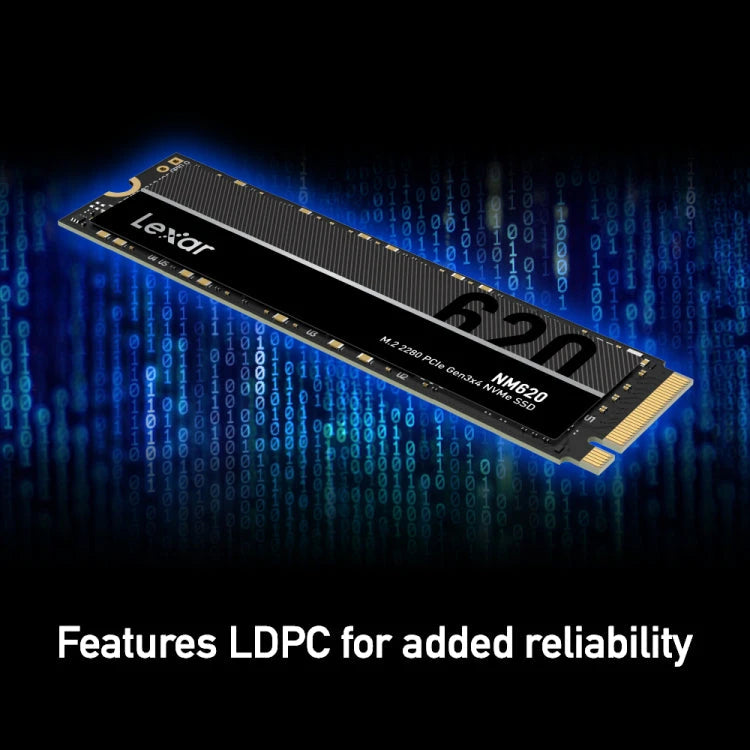 Lexar NM620 NVMe Gen3 3500mbps 1TB SSD SSD Lexar 