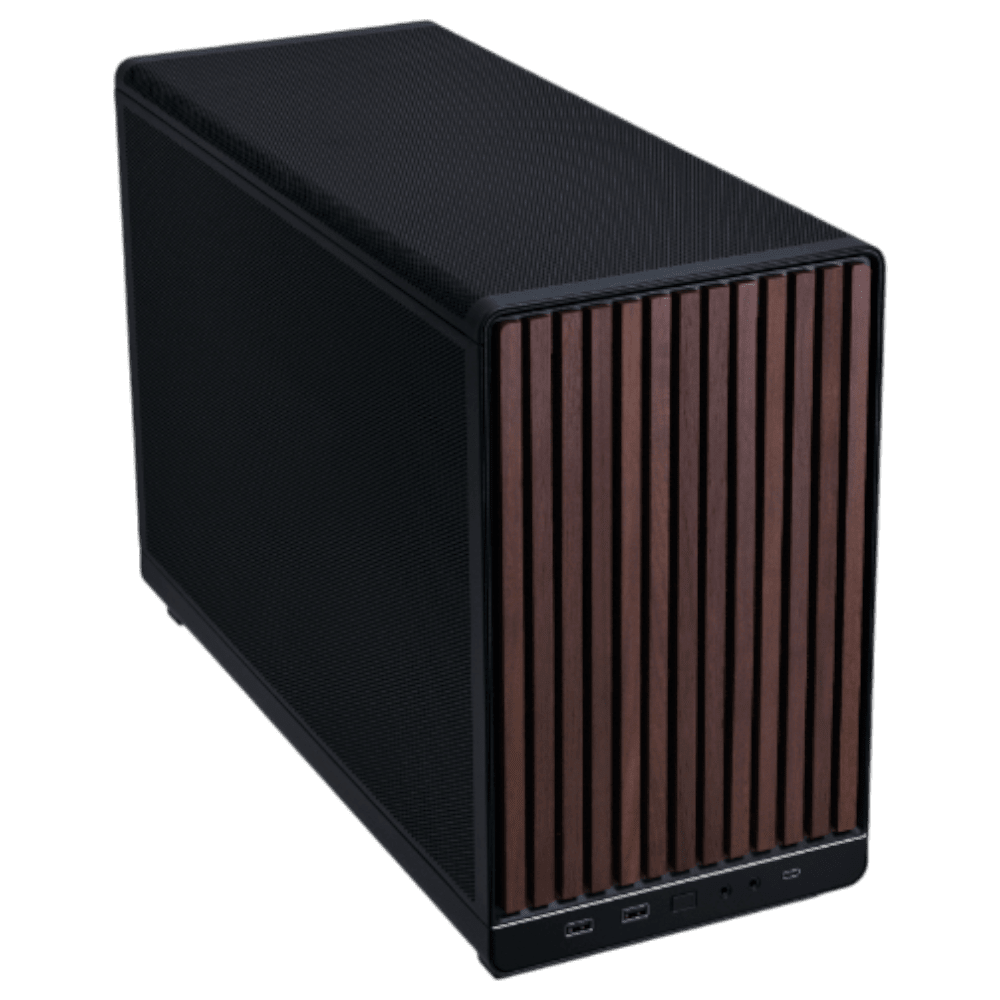 LIAN LI A3 Black Wood (Micro-ATX, Steel Mesh Side Panel, Top 360mm Radiator) Chassis LIAN LI 