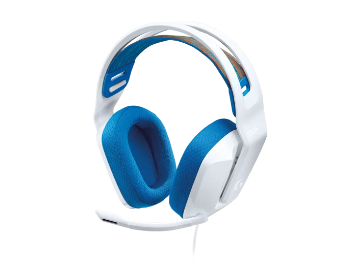 Logitech G335 Wired Gaming Headset (3.5mm Jack, Flip Boom Mic, 40mm Drivers) Headset Logitech 