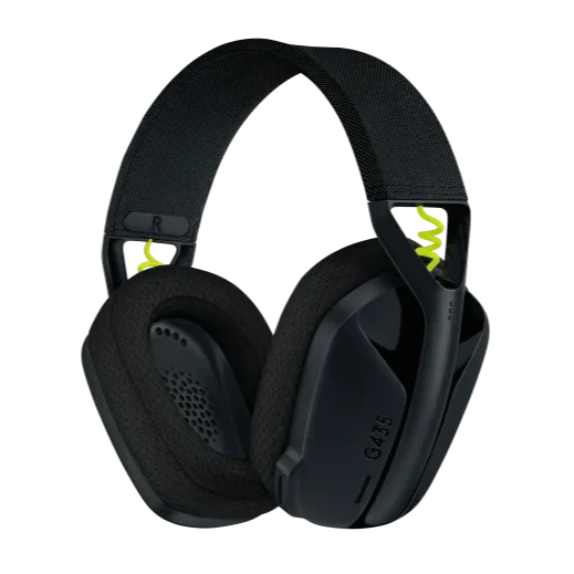 Logitech G435 Wireless Gaming Headset (USB, 18 Hour Battery, 40mm Drivers) Headset Logitech 