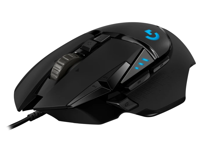 Logitech G502 HERO Wired Gaming Mouse (25600 DPI, Customizable Weight, 1ms) Mouse Logitech 