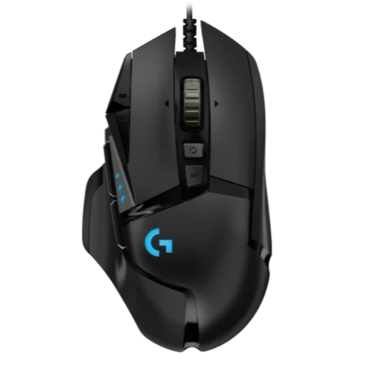 Logitech G502 HERO Wired Gaming Mouse (25600 DPI, Customizable Weight, 1ms) Mouse Logitech 