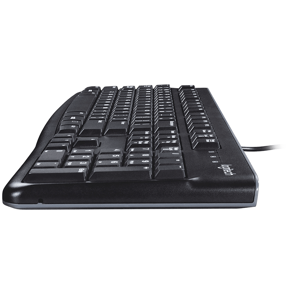 Logitech K120 Corded Keyboard (Membrane, Full Layout, Deep Profile) Keyboard Logitech 