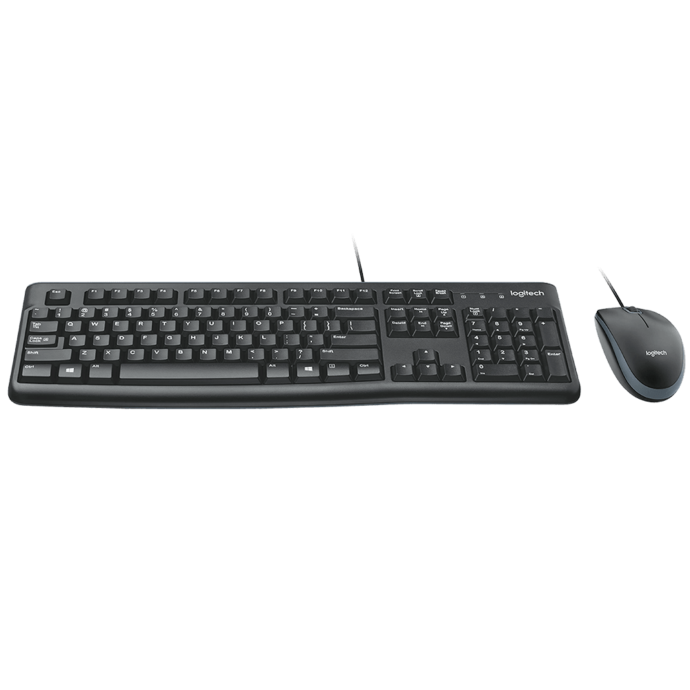 Logitech MK120 Corded Keyboard and Mouse Combo Keyboard Logitech 