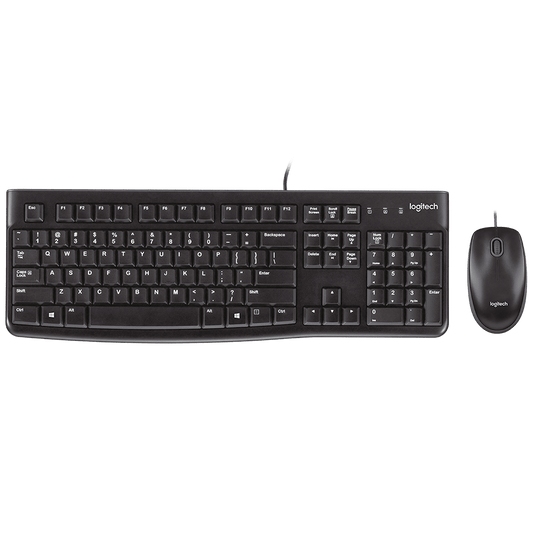 Logitech MK120 Corded Keyboard and Mouse Combo Keyboard Logitech 
