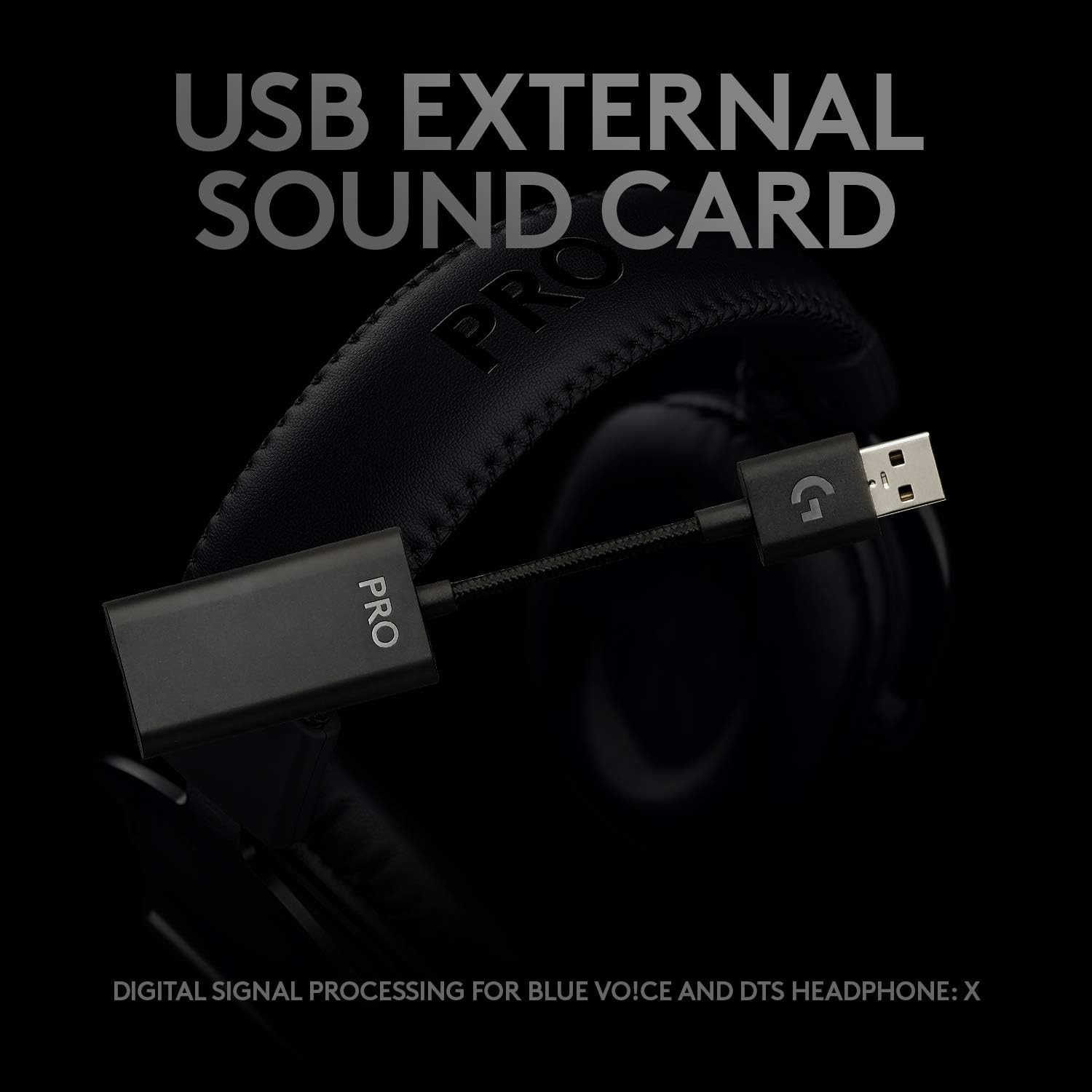 Logitech Pro X Gaming Headset (USB, 7.1 Surround Sound, 50mm Driver) Headset Logitech 