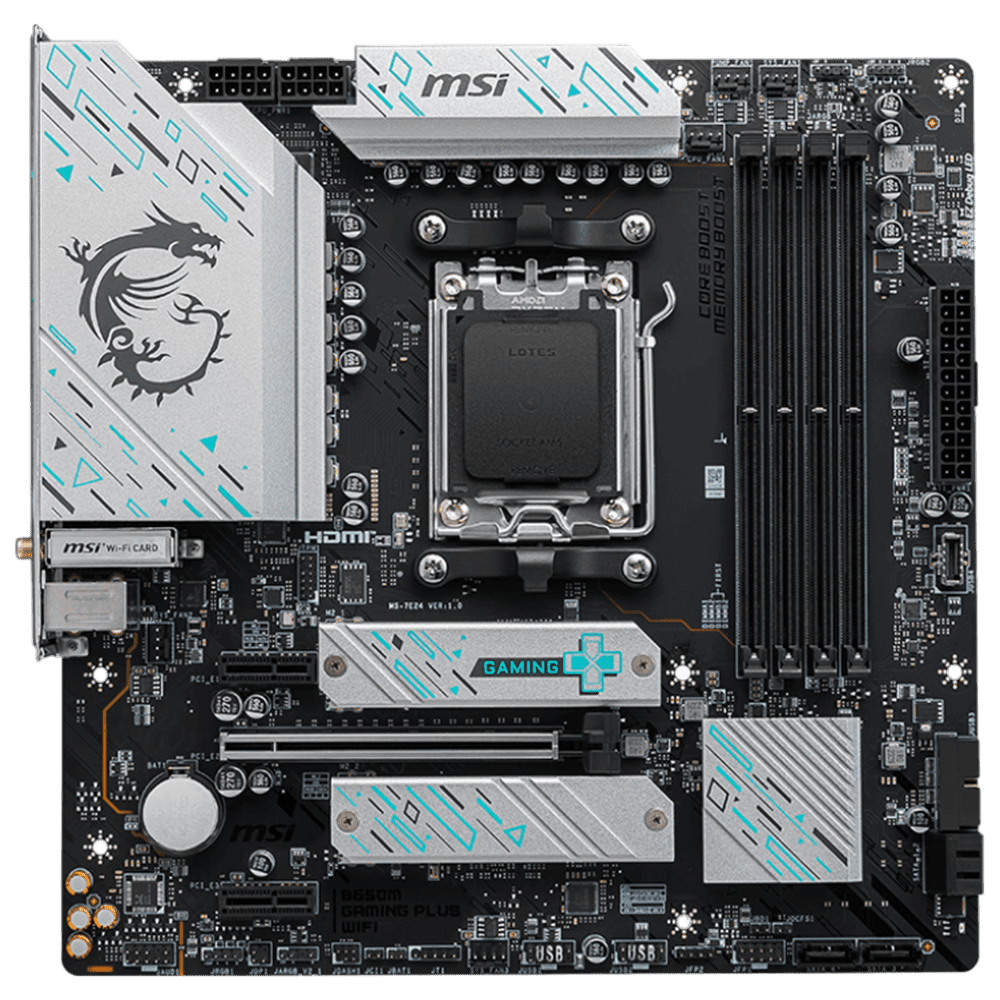 MSI B650M Gaming Plus Wifi (AM5, mATX) Mainboard MSI 