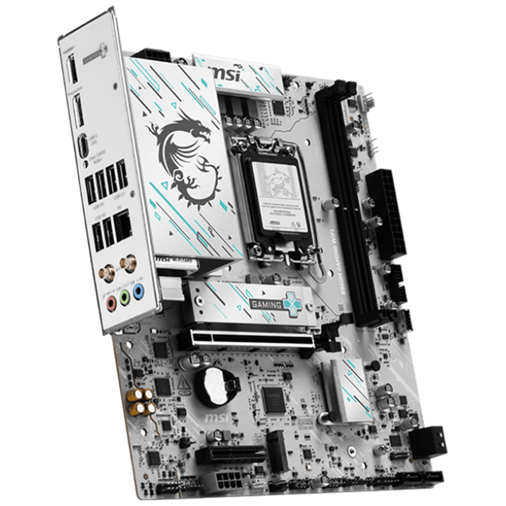MSI B860M Gaming WiFi D5 White (LGA 1851, Micro-ATX) Mainboard MSI 