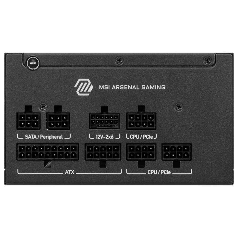 MSI MAG A750GLS Gold (ATX 3.1, PCIe 5.1) PSU MSI 
