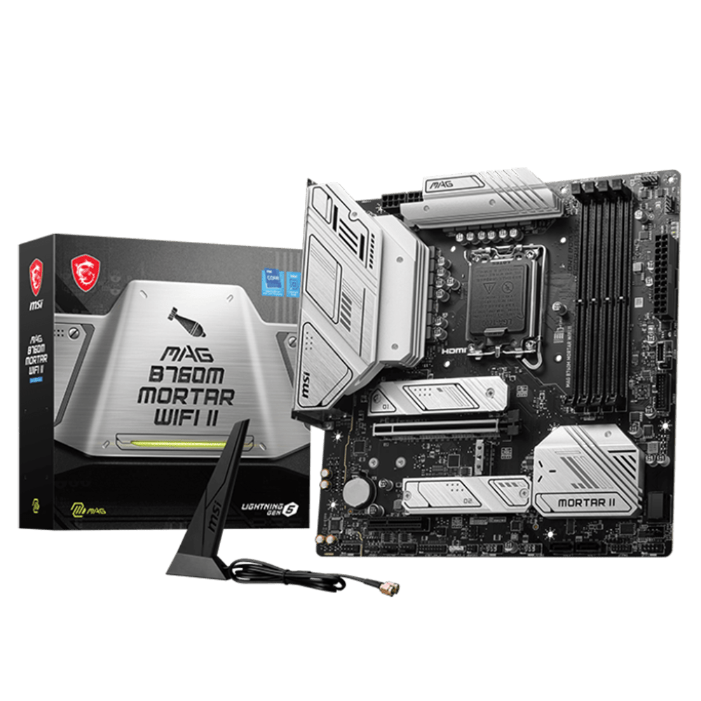 MSI MAG B760M Mortar WiFi II (LGA1700) Mainboard MSI 