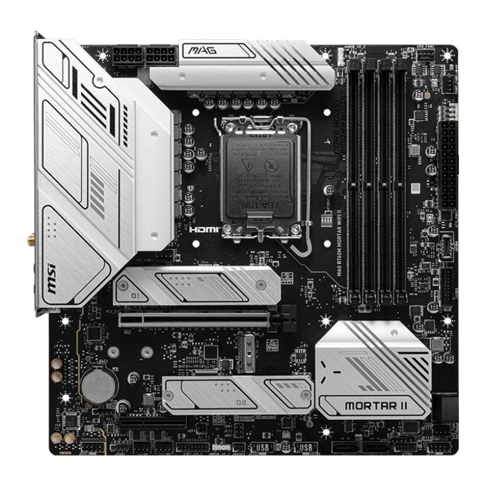 MSI MAG B760M Mortar WiFi II (LGA1700) Mainboard MSI 