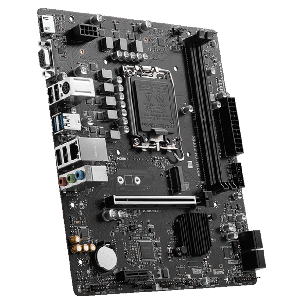 MSI Pro H610M-E D4 (LGA 1700, Micro-ATX) Mainboard MSI 