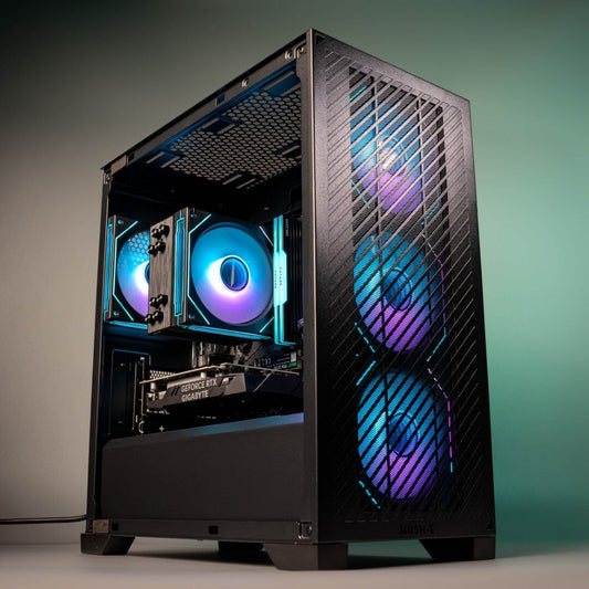 MUSH-E 301: Ryzen 5 7500F + RX 9060 XT 16GB PC MUSH-E 