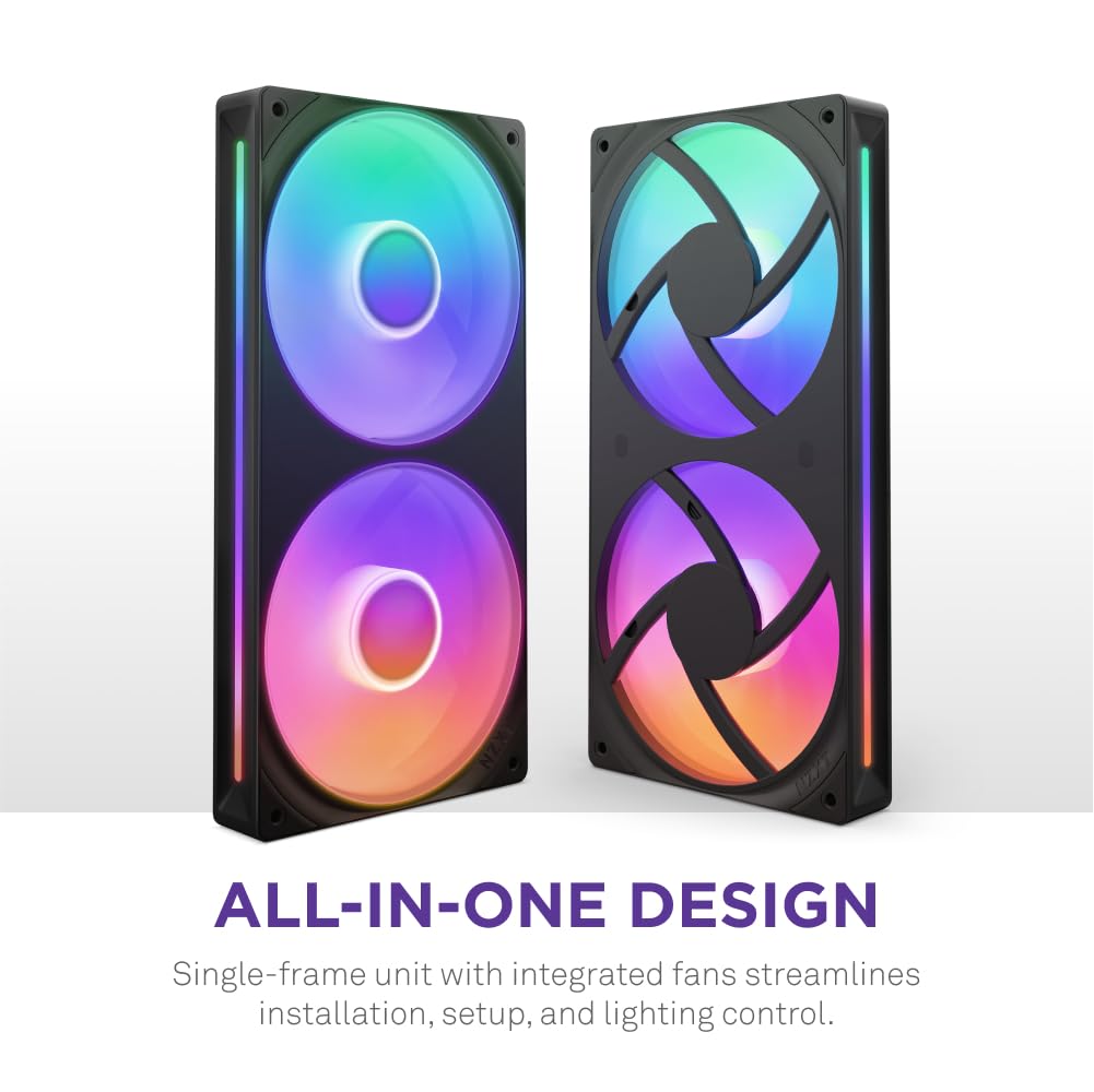 NZXT F240 RGB Core (2x 120mm Single Frame) Fans NZXT 