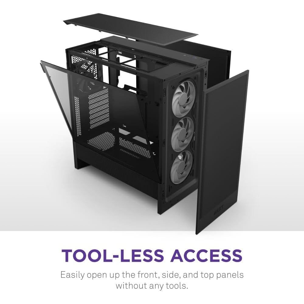 NZXT H5 Flow RGB 4F (ATX, High-airflow) Chassis NZXT 