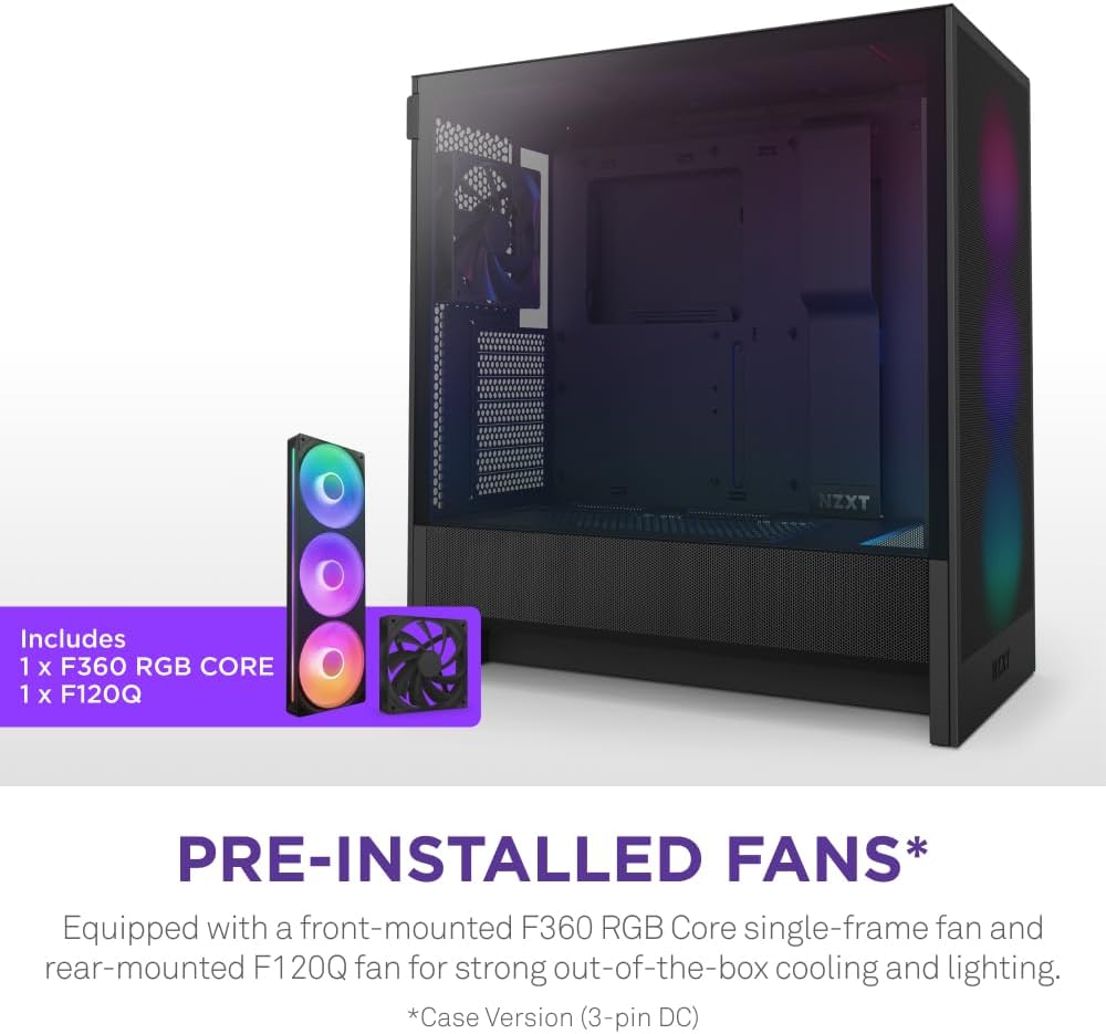 NZXT H5 Flow RGB 4F (ATX, High-airflow) Chassis NZXT 
