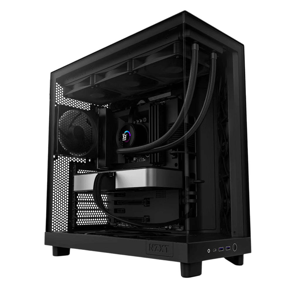 NZXT H6 Flow (ATX, 365mm GPU, 360mm radiator) Chassis NZXT 