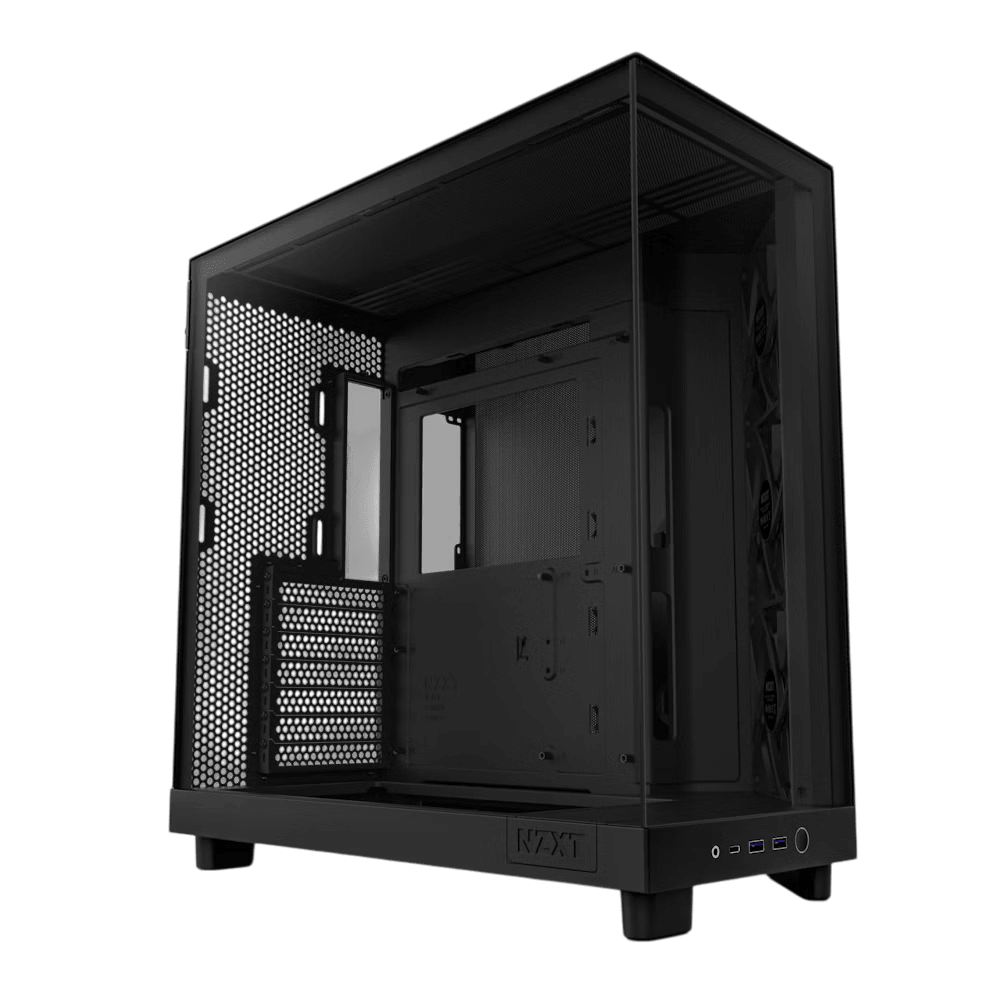 NZXT H6 Flow (ATX, 365mm GPU, 360mm radiator) Chassis NZXT 