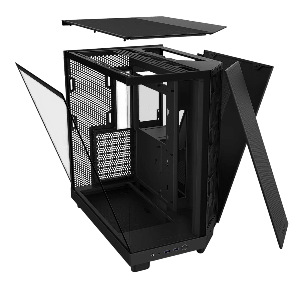 NZXT H6 Flow (ATX, 365mm GPU, 360mm radiator) Chassis NZXT 