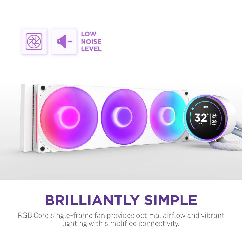 NZXT Kraken Elite 360 RGB V2 White Cooler NZXT 