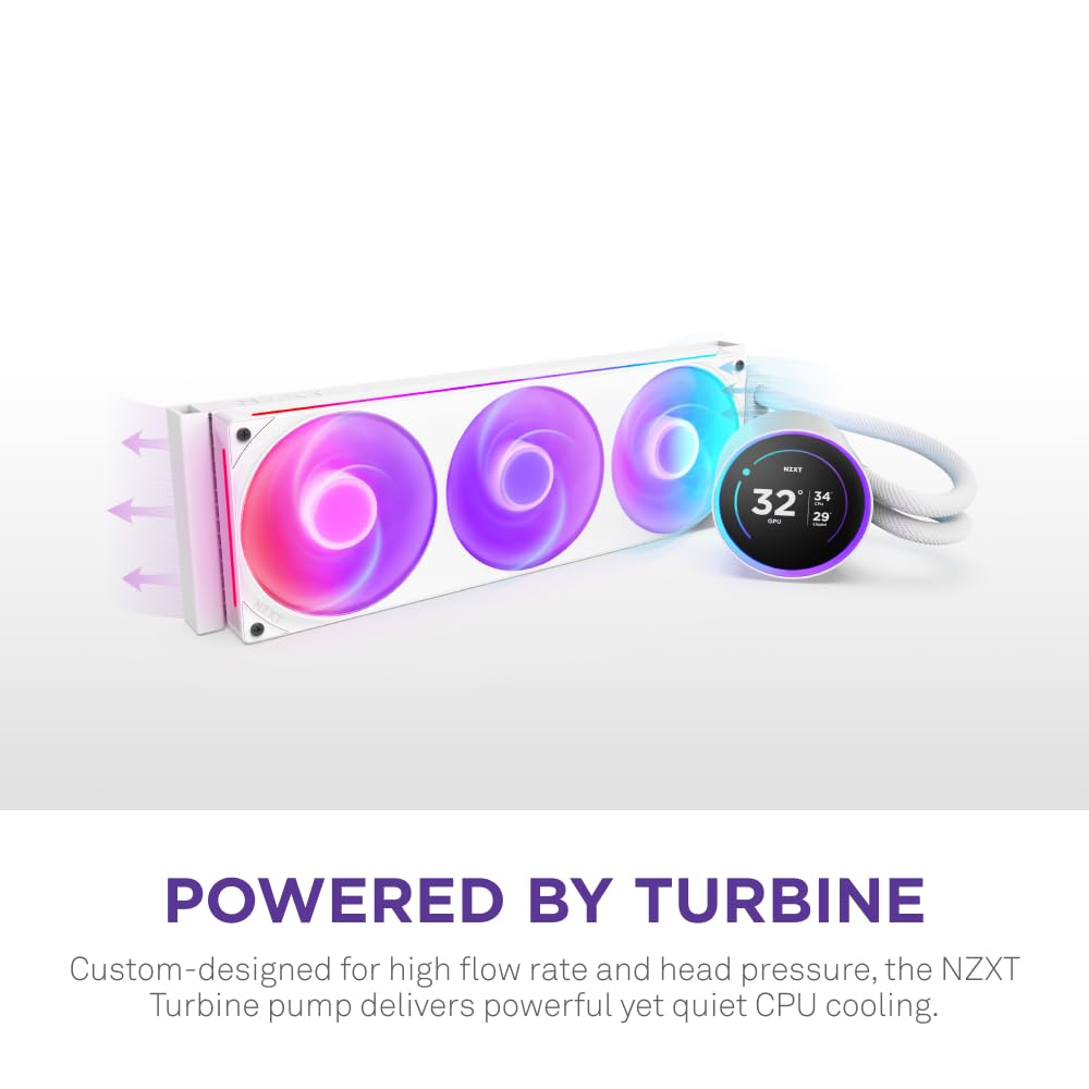 NZXT Kraken Elite 360 RGB V2 White Cooler NZXT 