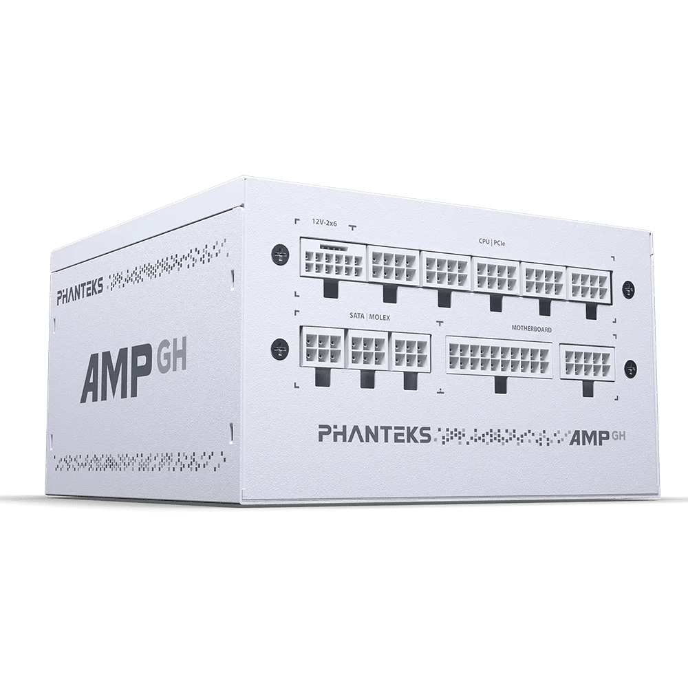 Phanteks AMP GH 850W 80+ Gold, ATX 3.1, PCIe 5.1, White PSU Phanteks 