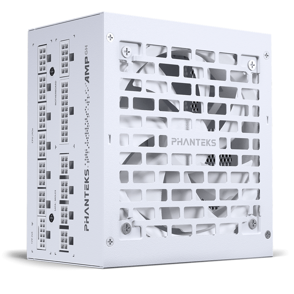 Phanteks AMP GH 850W 80+ Gold, ATX 3.1, PCIe 5.1, White PSU Phanteks 