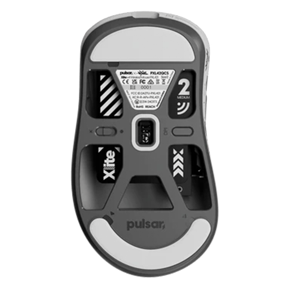 Pulsar Xlite V4 Quiccs Edition Wireless Gaming Mouse (Medium Size, 54g, 32000 DPI, XS-1 Flagship Sensor) Mouse Pulsar 