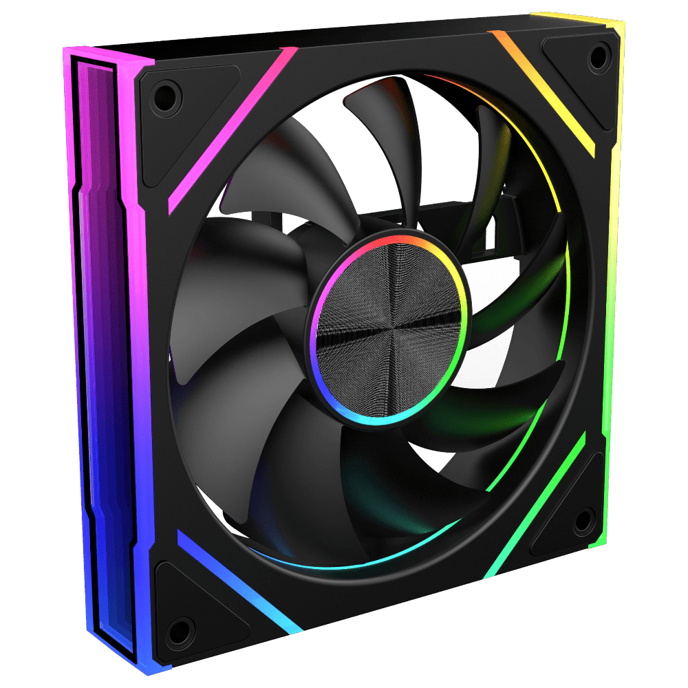 Slevflow ASQ 120 Spectra S (Infinity Sides, Dual Middle Ring) Chassis Fan Slev 
