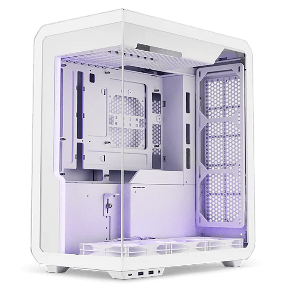 SSUPD Xhuttle White (ATX, Dual Glass Design) Chassis SSUPD 