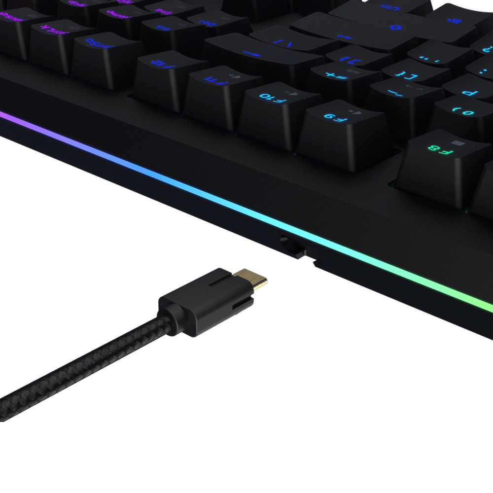 Tecware Infinity Pro RGB Mechanical Keyboard (Outemu, Volume Knob, Full Layout) Keyboard Tecware 