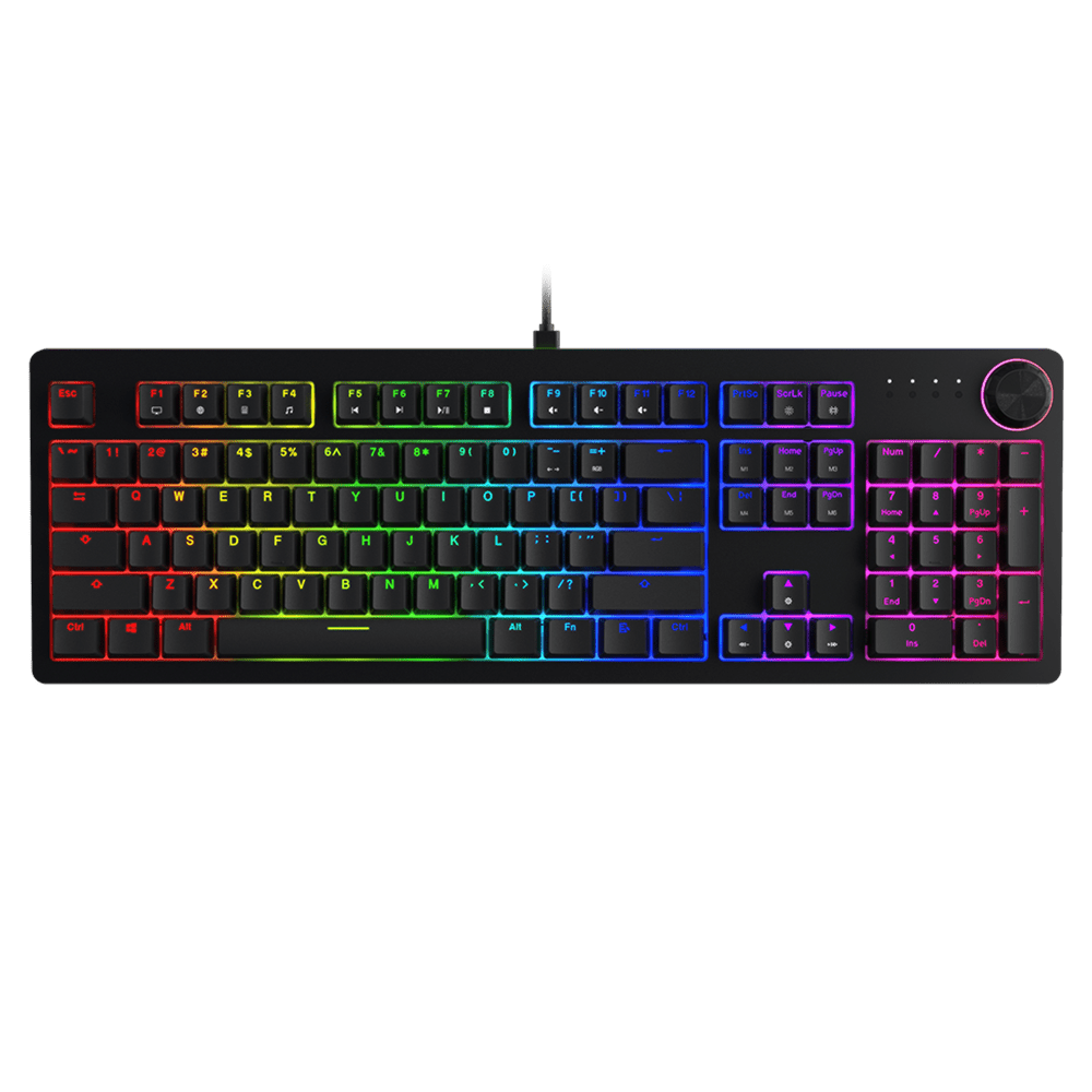 Tecware Infinity Pro RGB Mechanical Keyboard (Outemu, Volume Knob, Full Layout) Keyboard Tecware 