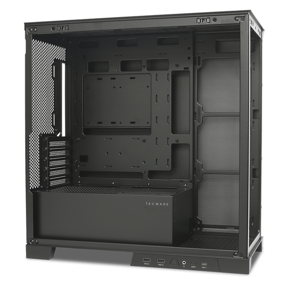 Tecware VX90M (Micro-ATX, Dual Glass Design) Chassis Tecware 